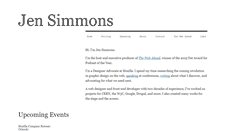 Desktop Screenshot of jensimmons.com